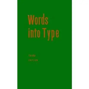 USED Book - Words into Type by Marjorie E. Skillin (Hardcover) - english