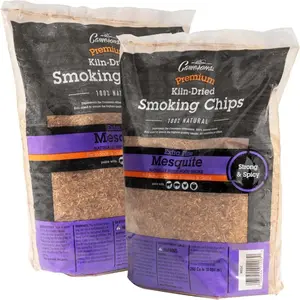 Camerons Products Smoking Chips - (Mesquite) - Kiln Dried, 4 Pound Bag, 260 cu. in. - Barbecue Chips, Natural Extra Fine Wood Smoker Sawdust Shavings