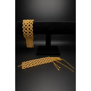 Radiant Lattice Rhinestone Cuff Bracelet