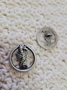 26mm Metal Seahorse Shank Button