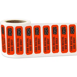 Rectal Use Only Sticker (500pcs/roll), Funny Joke Gag Sticker, Practical Jokes Gifts for Adults & Kids, Self Adhesive Sticker for Home Kitchen-MM