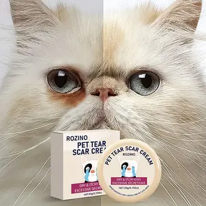 Rozino Tear Stain Remover Cream for Dogs & Cats - 30g Gentle Eye Cleaning Formula for Tear Stains & Eye Secretions| pH Balanced Safe for Sensitive Eyes No Harsh Chemicals