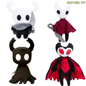 Hollow Knight Plush Toys, Stuffed Animal, Cushions, Soft Stuffed Figure, for Home Decor & Gaming Enthusiasts, Detailed Silk Song Character Figurines, Collectible for Game Fans, Gift for Boyfriends or Brothers, High Quality
