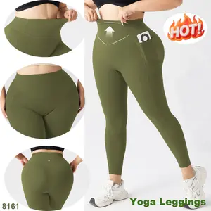 Yoga Leggings for Women Tummy Control Butt Lifting Pants High Waisted Yoga Pants with Pockets Breathable Fitness Pants,Summer and Spring and Autumn Bottoms.