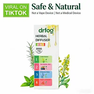 drfog Aromatherapy Nasal Stick 4 in 1 – Helps Lung Function, Skin Care, Sleep Quality & Antioxidant Protection – 8000 mg Plant-Based Wellness Inhaler