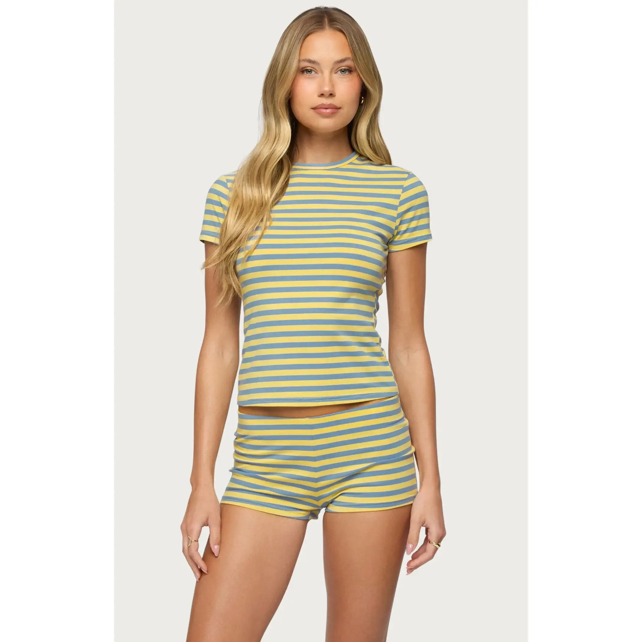 Edikted Women's Isara Striped T-Shirt