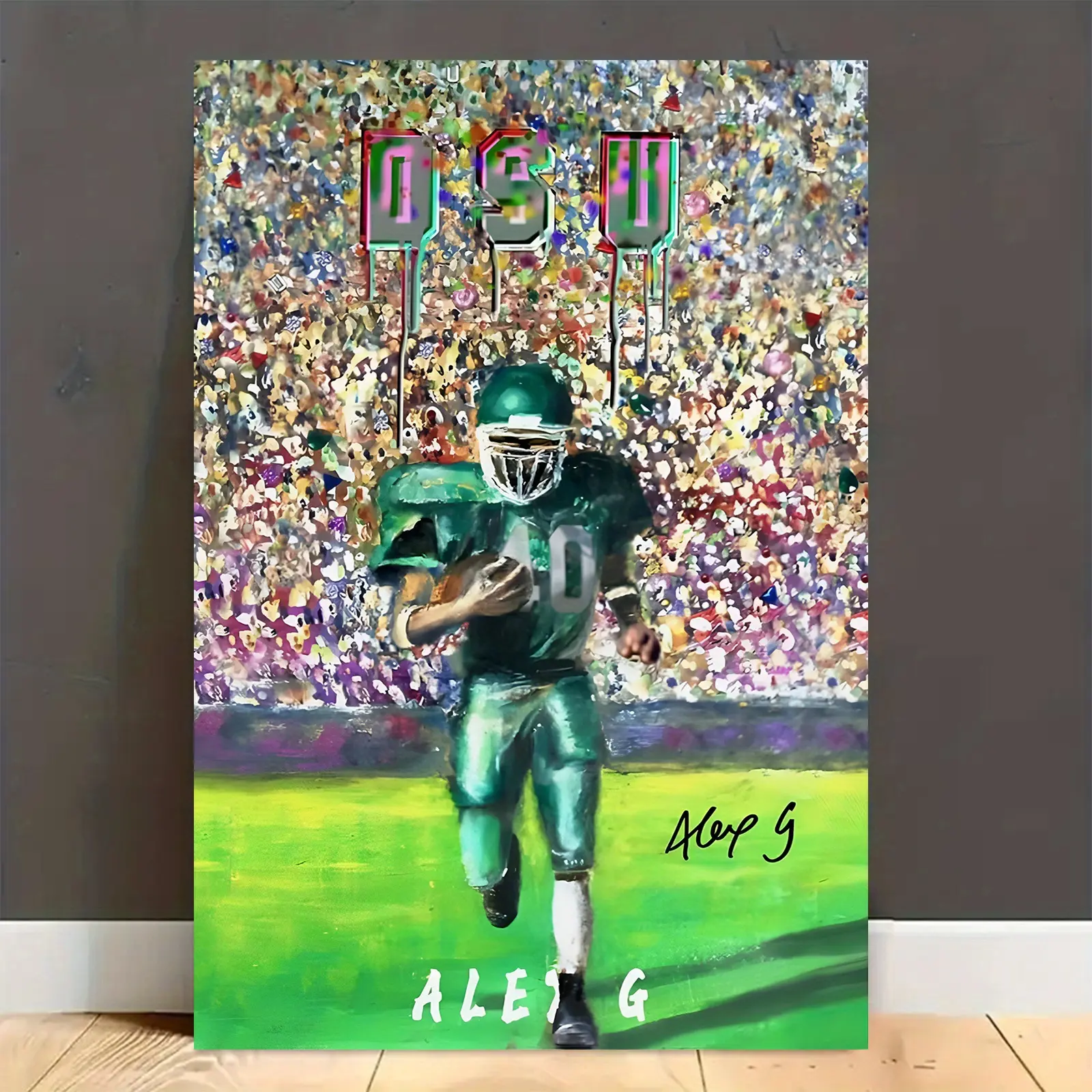 2D Alex G DSU Music Album Cover Art - Frameless Canvas Poster, 30.48x45.72 cm - Unique Wall Decor for Living Room & Bedroom, Perfect for Room Decor, Music Room Decoration |   Vibrant Wall Art |   Frameless Canvas, Music Album Cover