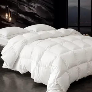 Down Fibers Comforter  Size -Ultra Soft Comforter High Fill Power Comforters,Hotel Collection Fully Duvet Insert with Corner Tabs,Expert-Crafted Even Loft(White,90x90)