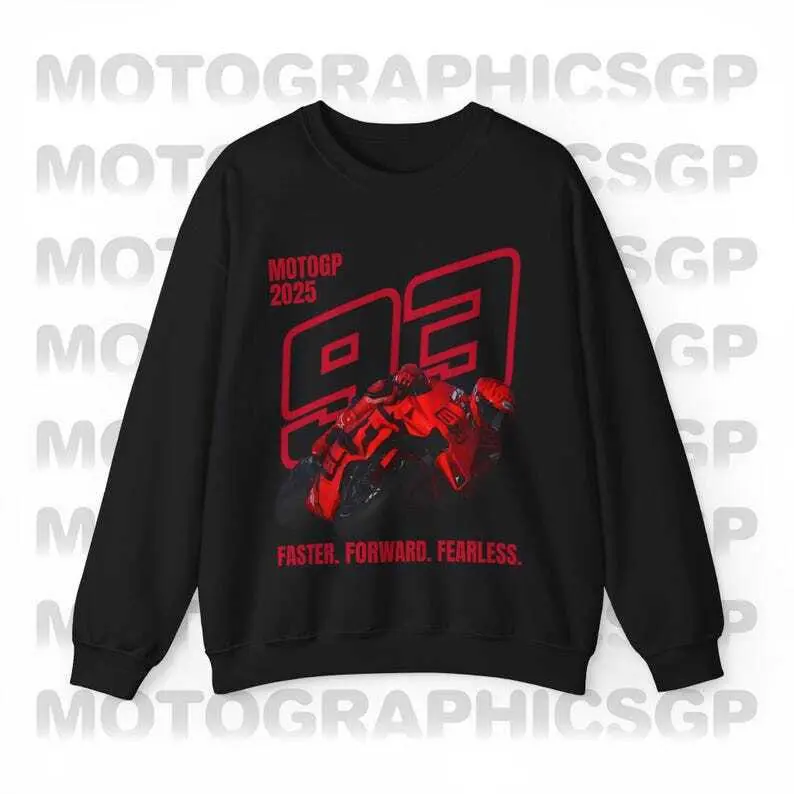 Marc Marquez Ducati 2025 Sweatshirt, MM93 Fan Hoodie, Ducati Crewneck, Marc Marquez 93 Race Apparel 2025