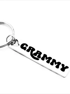 Grammy's personalized stainless steel keychain gift is the perfect gift for Grammy