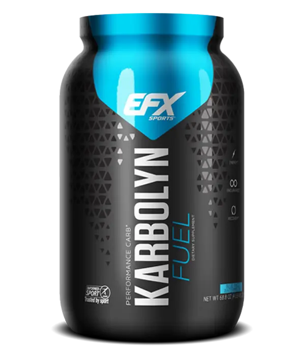 EFX SPORTS Karbolyn Fuel 4.8lb Fast-Absorbing Energy Powder - Ready-to-Mix Carbohydrate Supplement Drink with No Sugar, Gluten or Stimulants for Enhanced Intensity & Endurance