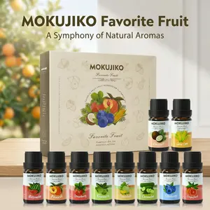 10 Varieties of Fresh Fruity Essential Oils (including blueberry, coconut, and more)! Each bottle holds 10ml, crafted with natural ingredients—perfect for aromatherapy and gifting to family and friends this Christmas.