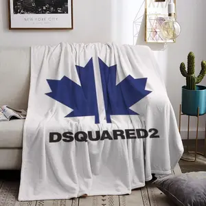 dsquared2 Throw Flannel All Weather Blanket Kneeling Blankets Fluffy Warm Winter Blanket Blankets on Offer Home Knee Throw Wearing Microfiber