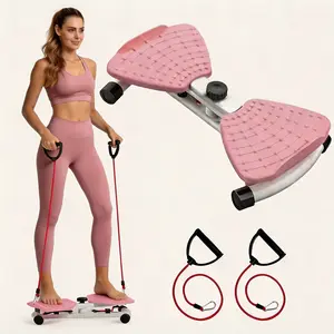 Waist Twist Ab Board for Women – Portable Core Workout Toner with Non-Slip Surface & Anti-Skid Base for Aerobic Exercise