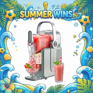 GSEICE 2-in-1 Slushie Machine & Soft Serve Ice Cream Maker, No Ice Needed, Frozen Drinks in 12 Minutes, 3L Capacity, 6 Preset Modes
