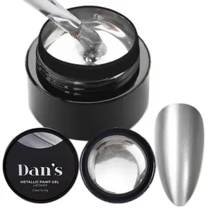 Silver Metallic Gel Paint