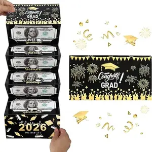 Graduation Cash Envelope Foldable Packet Surprise Gift, Party Gift Multi-Color Children Surprise Cash Box, Graduation Season Present, Graduation Gifts