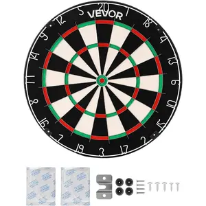 VEVOR Dart Board, High-Grade Self-Healing Sisal Fiber Dartboard with Staple-Free Bullseye, Blade Wire Rotating Number Ring, 17.7 Professional Dartboard for Home Party Game Room (Darts Not Included)VEVOR Super Brand Day
