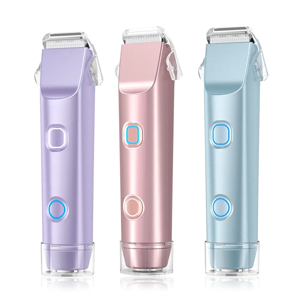 RAMUSO Cordless Epilator for Women, IPX7 Waterproof Bikini & Body Groomer with Ergonomic ABS Grip, Lightweight & Silent for Travel, Handle