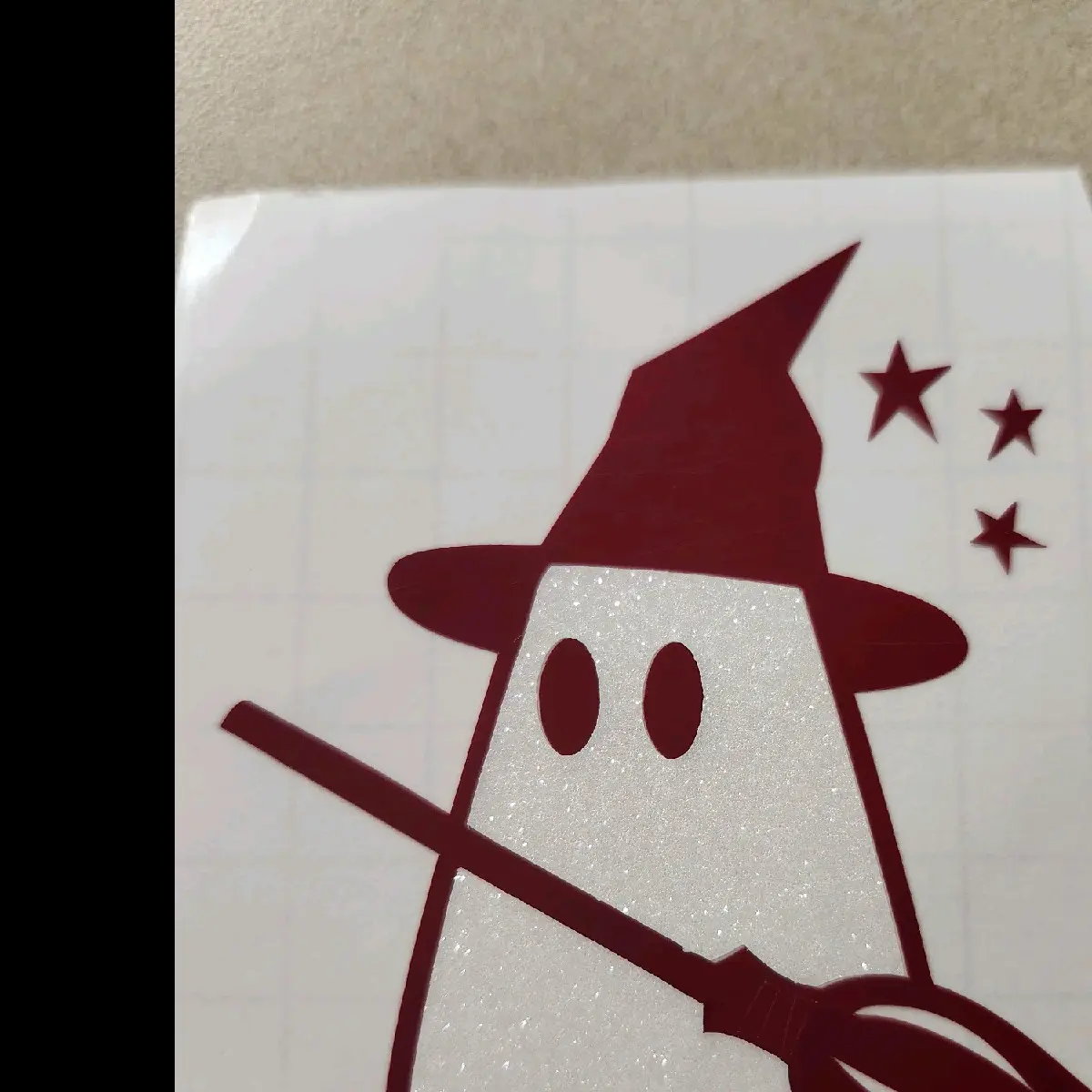 Glittery Hogwarts House Ghosts Sticker - Perfect for Halloween