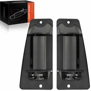 - Extended Cab Door Handle Rear Left Driver And Right Passenger Side Compatible With Chevy Silverado 1500 1999-2006  2500 3500 & Gmc Sierra Replace#15758171 15758172