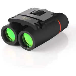 Binoculars for Adults and Kids, High Powered Portable & Compact Binoculars, for Bird Watching, Cruise Ship, Travel, Hunting Essentials (Black, 8×21)