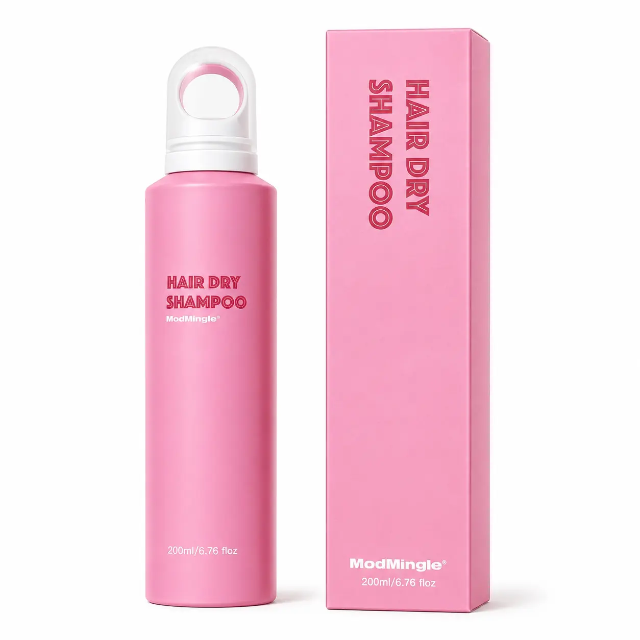 ModMingle Volumizing Dry Shampoo Spray, Cooling Instant Refresh with No White Residue for Oily Hair, Non-Toxic, 200ml, Voluminous Hair, Toxifree, Unisex, 200G, Single Item, Oily Skin, Haircare, Instantly Refreshes, Hair Refresh