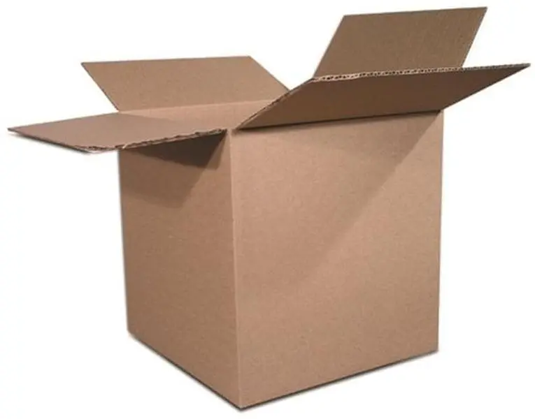 The Packaging Wholesalers PKGBS121206 12" L x 12" W x 6" D Kraft Cardboard Shipping Box, 100% Recyclable, Easy-to-Assemble with Box Flaps
