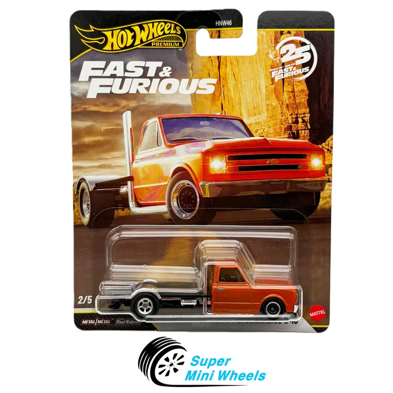 Hot Wheels 2026 Fast & Furious 1967 Chevy Custom Personnalise C-10 Orange