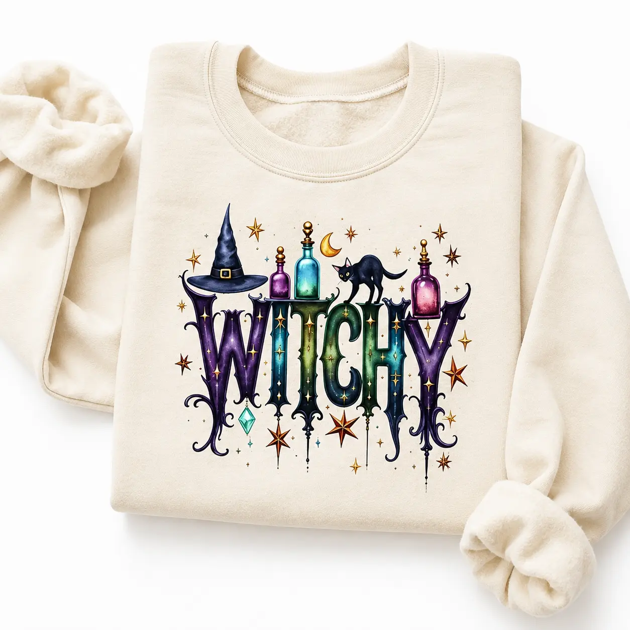 Halloween Witch Sweatshirt, Funny Witch, Halloween Women Shirt, Witchy Vibes Sweatshirt, Witchy Things Shirt, Halloween Gift