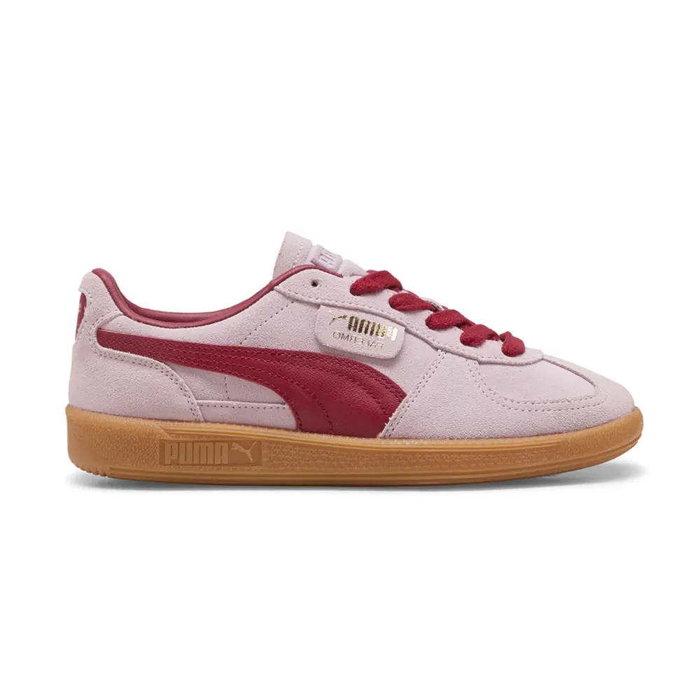 PUMA Womens Palermo Lace Up Sneakers Shoes Casual - Pink