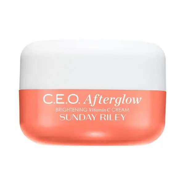 Sunday Riley Mini C.E.O.Afterglow Brightening Vitamin C Moisturizer moist uriza heavy feminine