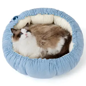 Washable Donut Cat Bed