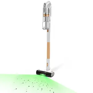LEVOIT VortexIQ Pet Cordless Vacuum Cleaner, NeoSight Green Light Dust Revealing Technology, Powerful Suction, 50-Min Runtime, Anti-Tangle Brush, Self-Standing, 180° Lay-Flat Design, HEPA Filter