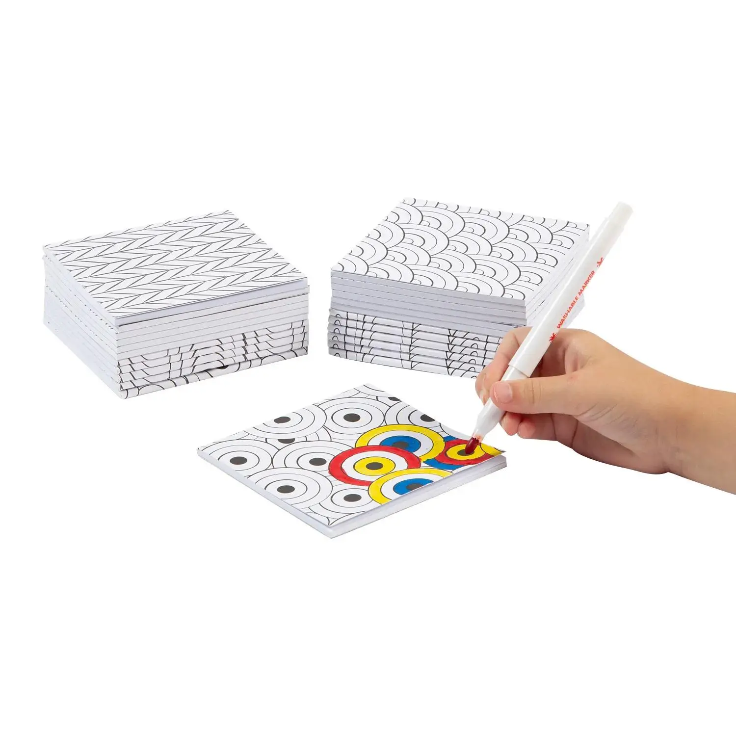 Color Your Own Doodle Notepads - 24 Pc. Color Your Own Doodle Notepads - 24 Pc.
