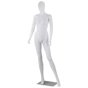 70" PVC Full-Height Female Mannequin with Rotatable Head, Adjustable Detachable Parts, Full-Body Dress Form for Garment Display, White Home Organizer Hanger,summerwins
