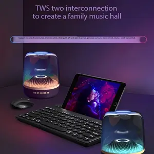 Bluetooth Wireless Home Speaker - High-Quality Design & Sound, High Power, Long Battery Life, Sound-Light Rhythm Sync for Home Theater Setup, Bluetooth Speakers