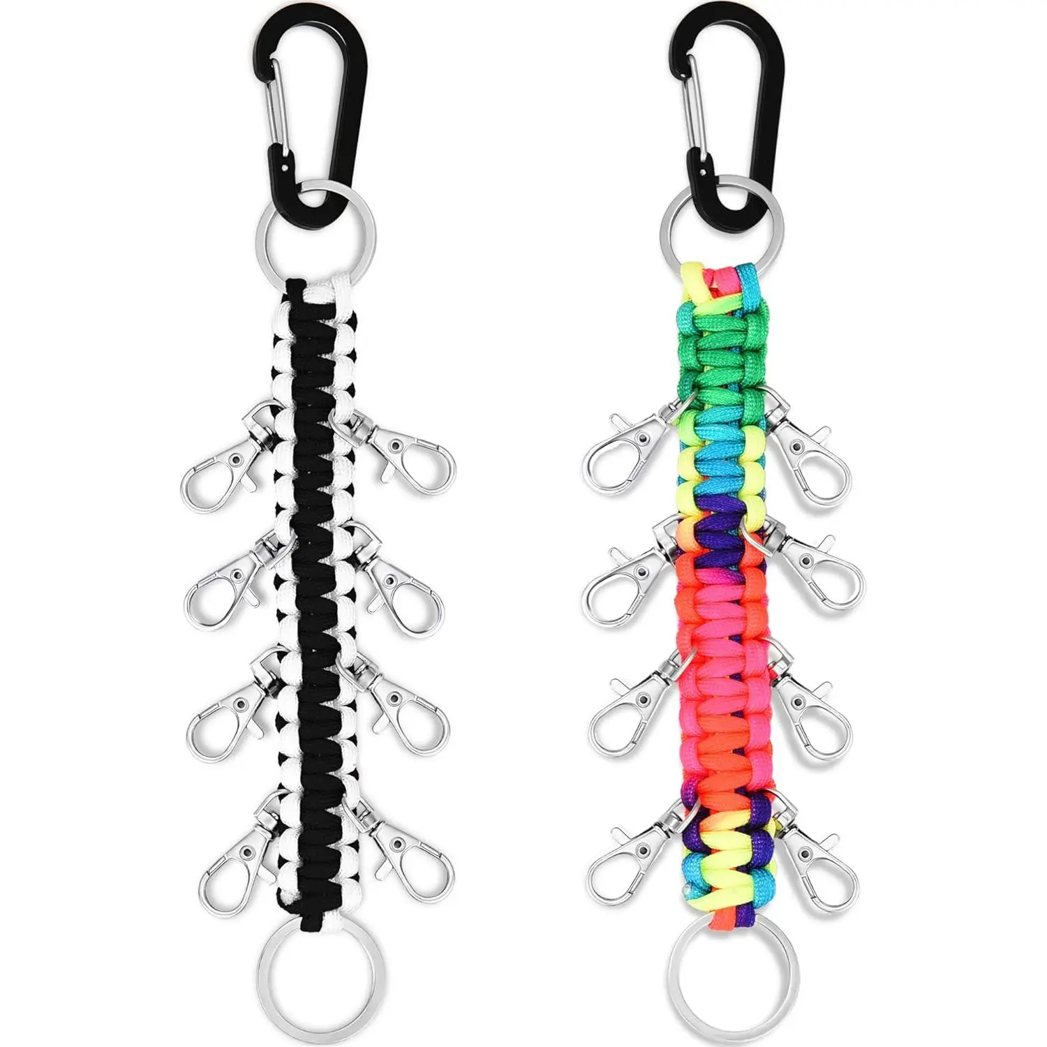 2 count Paracord Cheer Bows Holder Paracord  for Teen Girls Cheerleader