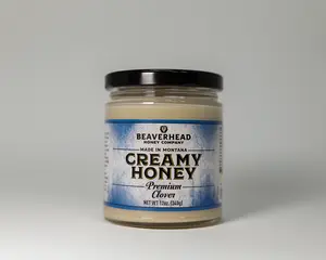 Beaverhead Creamed Clover Honey Jar 12oz.