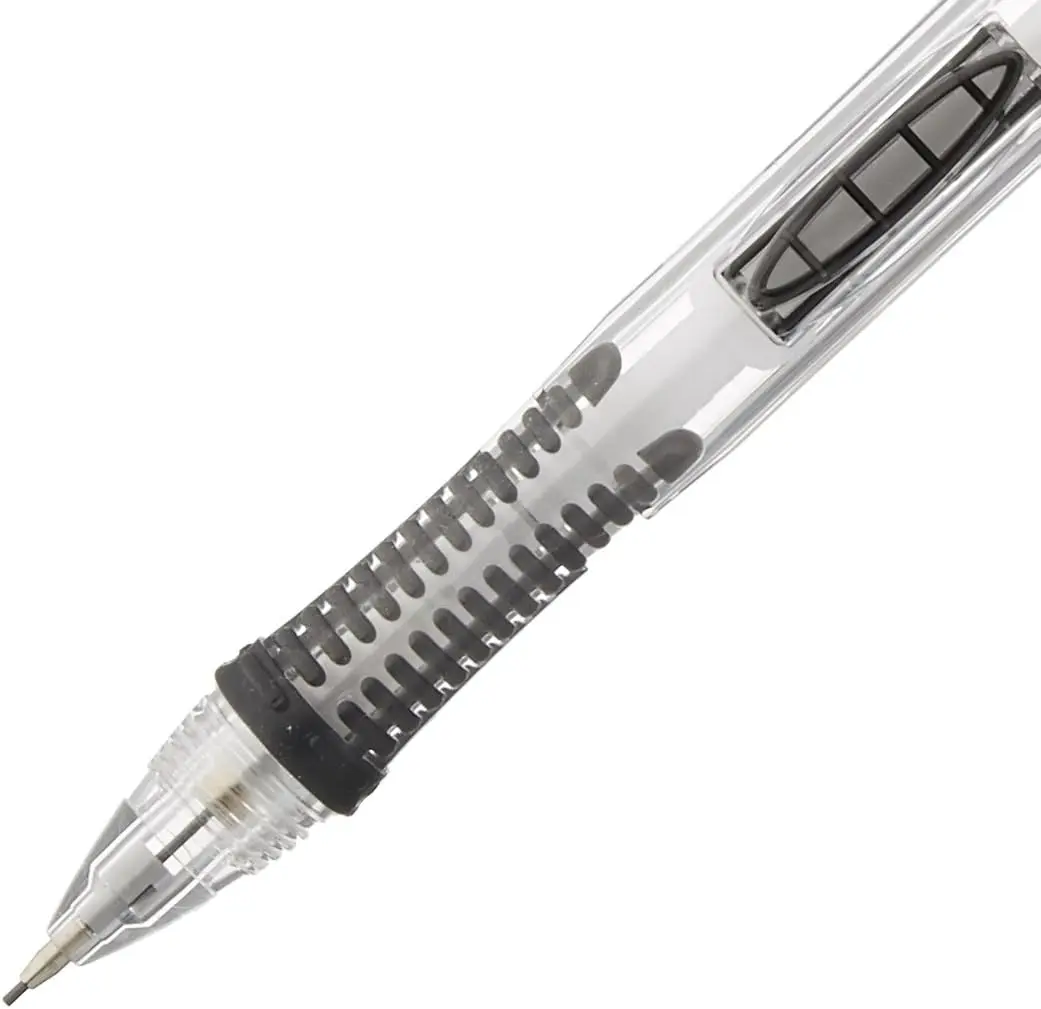 Clearpoint Mechanical Pencils 0.7mm, HB #2 Pencil Set, Art Supplies, Teacher Supplies, Sketching Pencils, Drafting Pencils, College School Supplies, Black Barrels, 4 Count