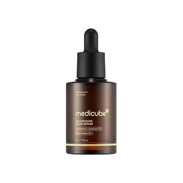 [Official Medicube Partner] AGE-R Glutathione Glow Serum 30g - Antioxidant & Elasticity Care Serum for 24Hr Pure Radiance, Korean Glass Glow Skin, Daily Use for Youthful Skin, Korean Skincare
