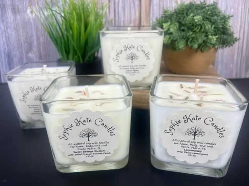 1 Wick Cube Candle