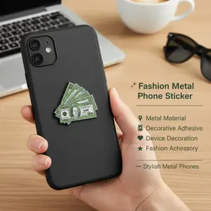 Metal Phone Sticker – Fashion & Lifestyle - Decorative Adhesive Badge For Devices