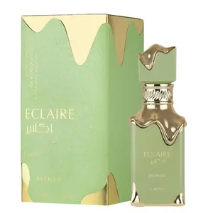 Lattafa Eclaire Pistache for Women 3.4 Ounce (100ml) Eau De Parfum Spray Perfume Fragrance Gourmand