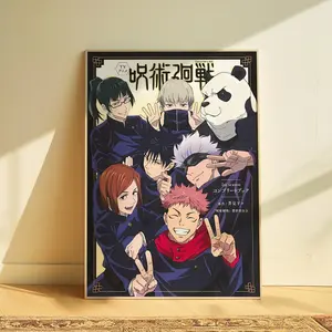 (Poster) Jujutsu Kaisen Animemanga Poster  1 Piece Set  Satoru Gojo, Yuji Itadori, Megumi Fushiguro, Nobara, Inumaki, Panda  Jjk Anime Wall Print