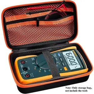 Hard Carrying Case for Klein Tools MM325/Fluke 117 115 116 114 113/MM400/MM420, Digital Multimeters Storage Organizer Tool Organizing Bag Tool Pouch Bag Tool Bags (Bag Only)