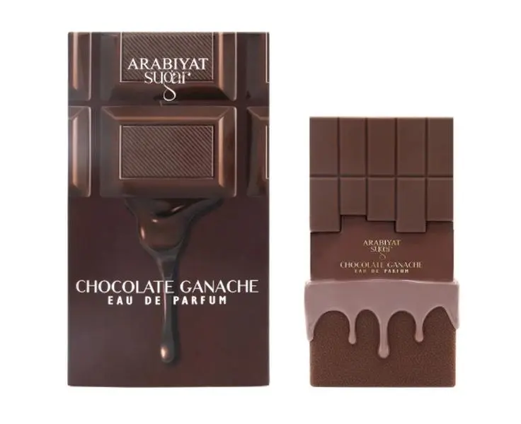Arabiyat Sugar | Chocolate Ganache | Unisex Fragrance | 100 ML ( 3.4 OZ ) | Eau De Parfum | Mandarin - Banana & Water Flower