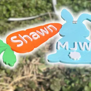 Personalized Easter Basket Tag