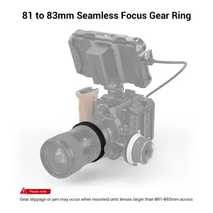 【Summerwins】SmallRig Seamless Focus Gear Ring (81mm to 83mm) - 3296