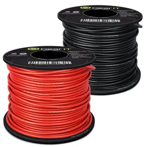 16 Gauge Power Ground Electrical Wire Copper Clad Aluminum Single Conductor 2 Primary Colors
